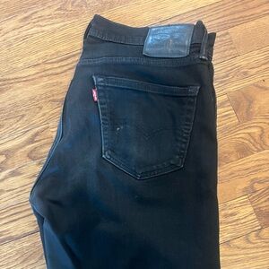 Levi's Black Slim Fit Denim Jeans